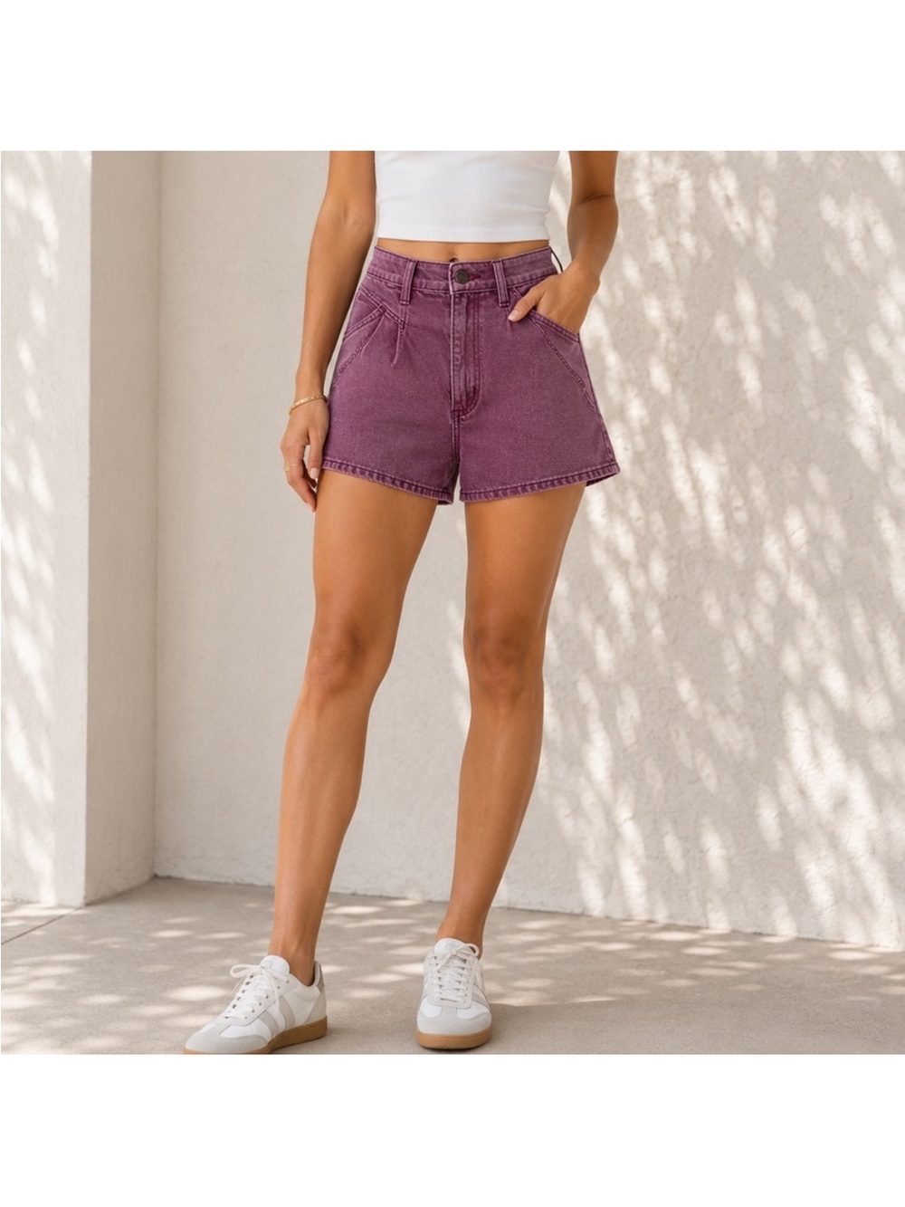 Universal Thread Plum a High-Rise vintage Denim Shorts